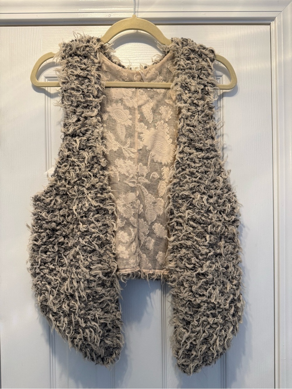 Free People faux fur vest